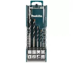 Makita E-14255 Multimateriál / sada vrtákov s valcovou stopkou univerzálnych / 5 ks / v plastovej krabičke