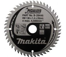 Makita B-29446 SPECIALIZED / kotúč pílový lamino / 136x1.5x20mm / 48 zubov