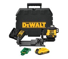 DeWalt DCLE34031D1 / Linkový & krížový laser / 3x360 ° / až 40m / 18 V / 1x 2.0A