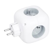 Solight P110C biela / rozbočka / 3x 16A / USB A + C / vypínač