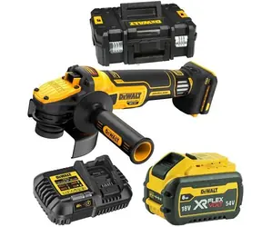 DeWalt DCG409VST1 / Aku uhlová brúska / 125mm / 18V&54V XR / 1x 6.0 Ah