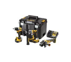 DeWalt DCK355P2T / Aku sada DeWalt DCG405 + DCH172 + DCD800 / 2x Aku 5.0 Ah / 1x Kufor / nabíjačka