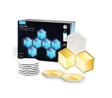 Govee Glide Hexagon biela 7ks / dekoratívne LED osvetlenie / Bluetooth / WiFi / RGBIC