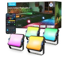 Govee Flood Lights 2 / vonkajšie SMART LED svetlá / 4ks / 500lm / 2700-6500K / IP66 / BT & WiFi