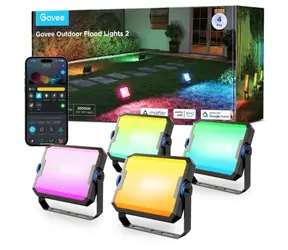 Govee Flood Lights 2 / vonkajšie SMART LED svetlá / 4ks / 500lm / 2700-6500K / IP66 / BT & WiFi