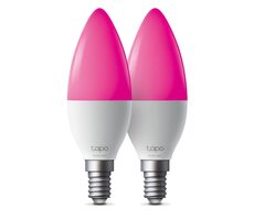 TP-LINK Tapo L430C Chytrá viacfarebná žiarovka 4.8W / E14 / 470lm / 2500 - 6500K 