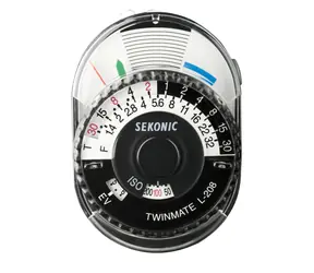 Sekonic Expozimeter L-208 Twinmate Analog Light Meter 