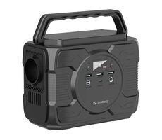 Sandberg Power Station AC 200 čierna / nabíjacia stanica / 230V AC / 200W / 48000 mAh / displej / vetrák