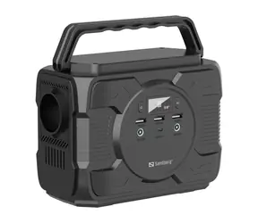 Sandberg Power Station AC 200 čierna / nabíjacia stanica / 230V AC / 200W / 48000 mAh / displej / vetrák