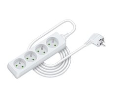 Retlux RPC 08 Predlžovací prívod 4 zásuvky 3×1.0mm 3M biela