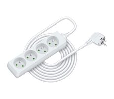 Retlux RPC 10 Predlžovací prívod 4 zásuvky 3×1.0mm 7m biela