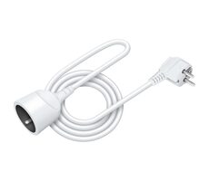 Retlux RPC 41 Predlžovací prívod 1 zásuvka 3×1.0mm 2m biela