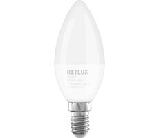 Retlux RLL 430 C37 E14 sviečka / 8W / 720 lm / 4000K - studená biela