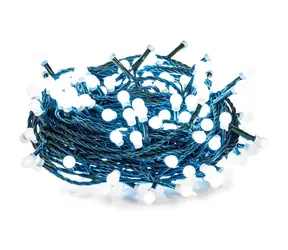 Retlux RXL 222 reťaz s guličkami 200LED 20+5m 4000K - studená biela / Časovač