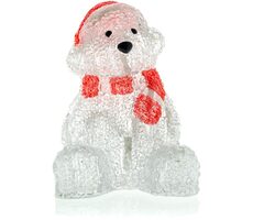 Retlux RXL 252 medveď akryl 16LED 4000K - studená biela / Časovač