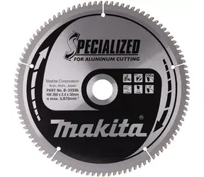 Makita B-33336 SPECIALIZED / pílový kotúč na drevo / 260x30mm / 100 zubov