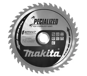 Makita E-12223 TCT EFFICUT / pílový kotúč na drevo / 165x1.5x20mm / 40 zubov