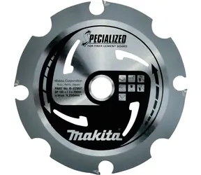 Makita B-33685 SPECIALIZED / pílový kotúč na vláknocementové dosky / 165x20mm / 4 zuby