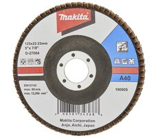 Makita D-27084 / Brúsny lamelový kotúč 125 mm / zrnitosť A40