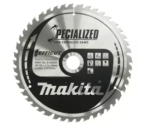 Makita B-64630 TCT EFFICUT / pílový kotúč na drevo / 260x2.15x30mm / 45 zubov