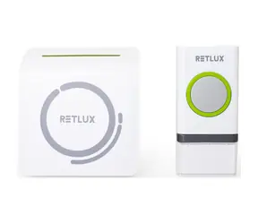 Retlux RDB 100 Bezdrôtový zvonček 3xAAA + batériové tlačidlo