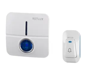 Retlux RDB 105 zvonček 230V + batériové tlačidlo 