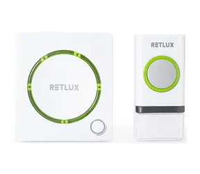 Retlux RDB 110 zvonček 230V + batériové tlačidlo 