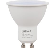 Retlux RLL 615 GU10 bulb 5W / 675 lm / 6500K - denná biela / D 