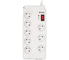 Retlux RSP 850 Prepäťová ochrana 8 zásuviek / 1836J