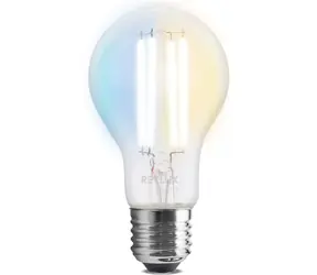 Retlux RSH 103 A60 E27 filament 7 W CCT / Inteligentná žiarovka / 806 lm / 2700-6500K