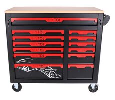 SIXTOL MECHANIC TROLLEY Titan 1559 / Dielenský vozík s náradím / 13 šuplíkov / 1559 ks náradia 