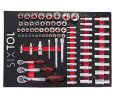 SIXTOL MECHANIC TOOL TRAY 1 - 80ks / Modul s náradím do dielenského vozíka 