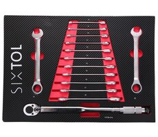 SIXTOL MECHANIC TOOL TRAY 7 - 14ks / Modul s náradím do dielenského vozíka 