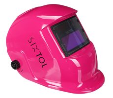 SIXTOL WELDING MASK 4 ružová / Zváracia kukla samostmievacia 