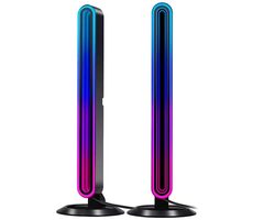 BlitzWolf BW-AL1 LED RGB čierna / 2x stolná lampa / LED / USB