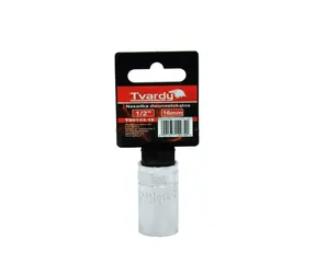 TVARDY Nástrčná hlavica dvanásťhranná 1/2" 16 mm 