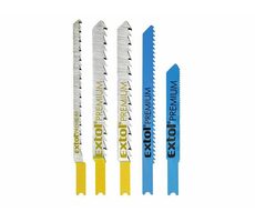 Extol- Premium Plátky do priamočiarej píly-mix sada 5ks / úchyt Universal 