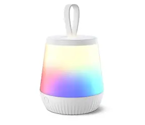 HAMA Mobile biele / nočné-orientačné LED svietidlo / prenosné / nabíjacie / stmievateľné / RGBW / IP44