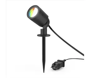 HAMA SMART WiFi LED čierna / záhradné svetlo / Matter / zapich. nôžka / vodeodolné IP65 / farby / stmievanie / appka