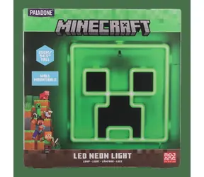 Paladone Led Neon Light Creeper Minecraft / LED lampa na stenu / USB