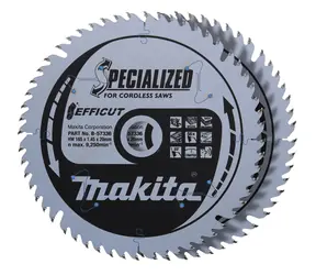 Makita B-57336-2 EFFICUT (2ks) / pílový kotúč na drevo / priemer 165 x 20mm / počet zubov 56