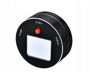 Viking zásuvkový modul A10 čierna / LED svetlo / 3W