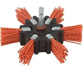 Wolfcraft Nylonový kefa tvrdý vejár / 100x20mm