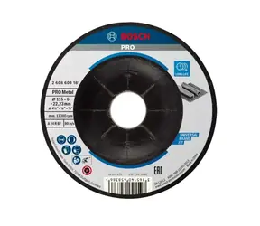 BOSCH 2608603181 / Brúsny kotúč na kov / 115x22.23 mm