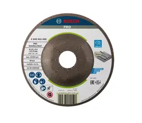 BOSCH 2608602488 / Brúsny kotúč na nerezovú oceľ / 125x22.23 mm