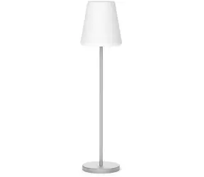 Rozbalené - New Garden Lola Slim 120 šedá / Solárna podlahová lampa / LED / 4.5W / 600 lm / Li- ION / IP65 / rozbalené