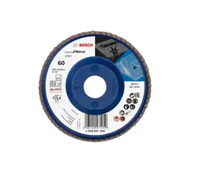 BOSCH 2608607366 PRE X551 / Lamelový brúsny kotúč P60 / 125x22.23 mm
