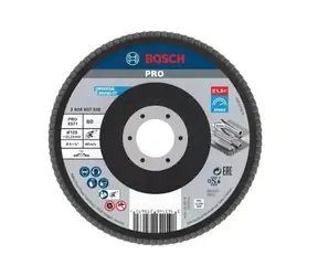 BOSCH 2608607328 PRE X571 / Lamelový brúsny kotúč P80 / 125x22.23 mm