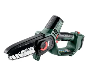 Metabo MS 18 LTX 15 / Aku reťazová píla / 18V / rýchlosť reťaze 5m/s / dĺžka lišty 15cm / bez aku 