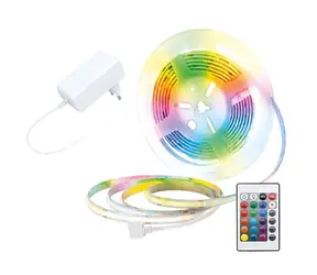 Solight WM59-RGB LED SMD RGB opasok / sada s adpatérom / 3M / diaľkové ovládanie / 10W/m / multicolor
